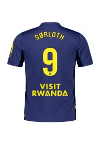 Atletico Madrid Alexander Sorloth #9 Fotballdrakt Borte Klær 2025-26 Korte ermer